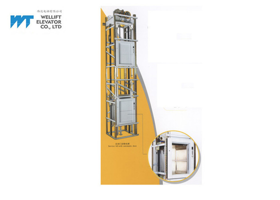 ประตูเปิดอัตโนมัติลิฟต์ Dumbwaiter น้ำหนักบรรทุกสูงสุด 200 กิโลกรัมประเภทของหน้าต่างความเร็ว≤1.0 M / S