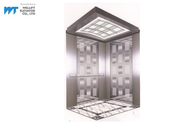 การตกแต่งห้องโดยสารลิฟต์สำหรับมองภาพสามมิติสำหรับอาคารพาณิชย์ระดับสูง